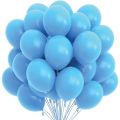 Light Blue Balloons - Light Blue Color Latex (10, 25, 50 and 100) Pieces. 