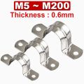 10Pcs New Throat Hoop Horseback Hose Clamp M5-M100 5mm-100mm Plumbing Tightening Riding Clip Fastening Buckles 304 Stainless Steel Saddle Clip Ohm Tube Card. 