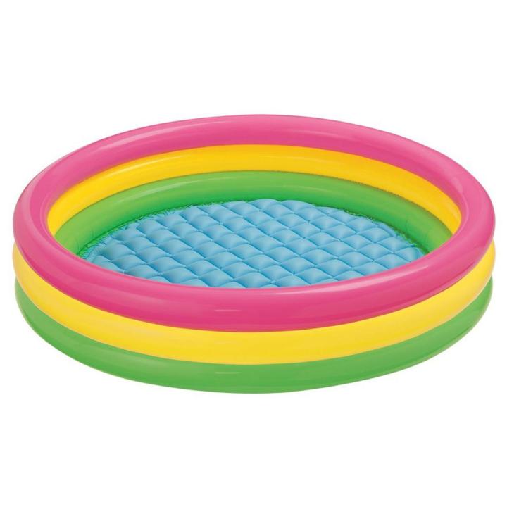 INTEX Sunset Glow Pool Kids inflatable Bathtub ( 58" x 13" ) 5 Feet - 57422