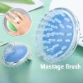 Scalp Head Round Anti-itch Scratcher Household Scalp Cleaning Massage Shampoo Brush. 