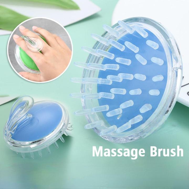 Scalp Head Round Anti-itch Scratcher Household Scalp Cleaning Massage Shampoo Brush