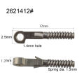 100PCS Eyeglasses Sring Insert For Repairing Broken Glasses Flex Temples Spring Hinge Replacement Accessories #262. 