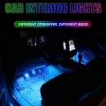 Car Interior Atmosphere Remote Control Light Decor Lamp. 