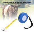 2X Animal Tape Measure Portable Retractable Measuring Tape for Farm Equipment Cattle Weight Waist Measurement. 