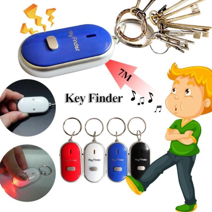 Wireless Anti Lost Key Finder Alarm Smart Locator Keychain TraceLED Find Keys Ring