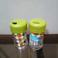 Set of 2  Ziba  Plastic   Salt and   Pepper  shaker   , spice shakers  ,  tooth pick holder. 