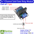 5V 1 2 4 8 Channel SSR AVR G3MB-202P 8 Way Low Level Solid State Relay Module 240V 2A Output With Resistive Fuse for Arduino by Electrica. 
