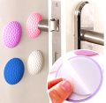 5Pcs Door Stopper Wall Protector Rubber Bumpers,Self Adhesive Silicone Wall Protectors, Hemispherical Door Handle Guard Stopper Bumper for Bedroom, Kitchen, Office. 