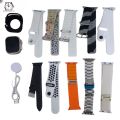 watch for boys smart watch 10 in 1 STRAP   ULTRA WATCH  49 MM  SPACE ALUMINIUM CASE  ULTRA SERIES 1 MONOCHROME SILICONE STRAP 2 NIKE TWO-TONE STRAP  3 WOVEN SILICONE STRAP  4 MONOCHROME OCEAN STRAP. 