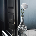IKEA VILJESTARK Glass Vase 17cm Home and Office Flower Decor. 