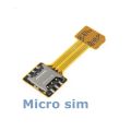 38mm New Double Dual SIM Card Micro SD Adapter for Android Extender 2 Micro SIM Adapter for Xiaomi Redmi for Samsung Phone. 