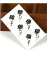 Tattoo Flower Waterproof Temporary Tattoos Sticker. 