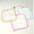 Baby Face Towel Napkin For Newborn baby  (Pack of 06 Pieces) White Base with Printed. 