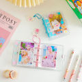 Transparent Binder Album Photo Card Collection With Pendant Portable Lovely Cartoon Photocard Mini Scrapbook Postcard Storage Cherry Super Store. 