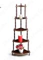 The Drawing Room-Hot Sale Best Design Decorative Rack 5 Tier Wood Corner Shelf for Living Room. 