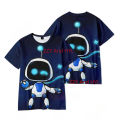 2024Game ASTRO BOT T-Shirt Cartoon T Shirts for Boys Girls Funny Tshirt Children's Graphic Tee Shirts Kids Round Neck Clothes. 