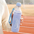 650ml plastic water cup Internet celebrity same style Coke bottle detachable cup anti-leak cup sports water bottle cup with handle. 