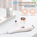 Blawless 3 in 1 Bikini Trimmer, Eyebrow Trimmer, Facial Hair Remover for Women 3 In 1, Face Shavers, Electric Razors for Women, Body Hair Removal for Pubic Hair, Face, Legs, Hand and Underarm, USB Rechargeable,. 