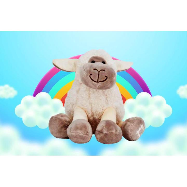 White Sheep Soft Toy white fluffy sheep large White Sitting Sheep