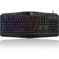Redragon K503 Pc Gaming Keyboard, Rgb Led Backlit, Wired, Multimedia Keys, Silent Usb Keyboard With Wrist Rest For Windows Pc Games (Black). 