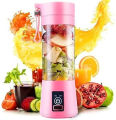 USB Rechargeable Juicer Blender 6 Blades Electric Blender Mini Portable Personal Size Juicer Cup USB Rechargeable Mixer 380ml Food Grade Water Bottle Portable Fruit Juicer Machine - josar machine mini-single juicer machine-shaker machine. 