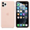 Original Iphone 11 Pro MAX Silicone Cover Soft-Touch Finish Back Protective Case For iPhone 11 Pro Max SAND Pink. 