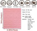 Pack of 3 Self-Adhesive 3D Foam Sheet For Brick Wall PE Foam Sheet Wall Sticker Brick Wall Sheet for Living Room Kitchen Bathroom. 