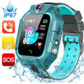 Z6f kids smart watch SOS phone watch IP67 waterproof remote photo smartwatch compatible for iOS Android. 