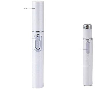 KINGDOMCARES Blue Light Therapy Acne Laser Pen Scar Wrinkle Removal Device white