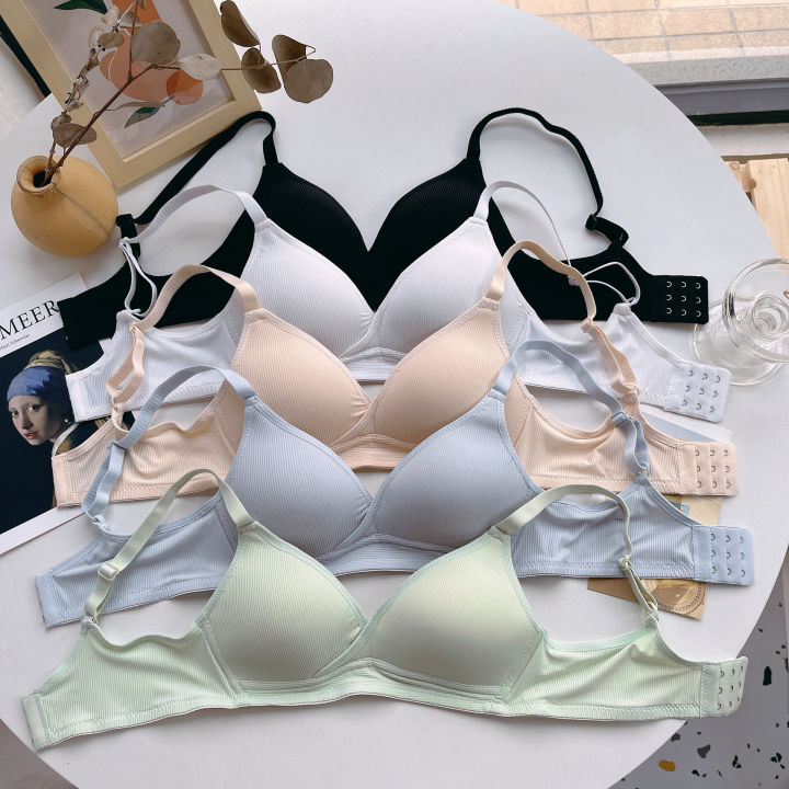 Raw wrap chest to prevent the light new sweet underwear less Japanese new products Xiaoqing female school girls high school gathering bra