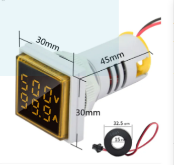 Digital%20Panel%20Light%20Ampere%20amp%20Volt%20Meter%200-100%20Amp%202in1%20light%20meter%2022mm%20meter%20front%20square%20back%20round%20meter%20-Round%20Digital%20AC%20Voltmeter+Ampmeter%202in1%2050-500V%20100A%2022mm%20LED%20Current%20Indicator%20Voltage%20Meter%20Mini%20Volt%20Amp%20Tester%20Pane%20-%20Image%204