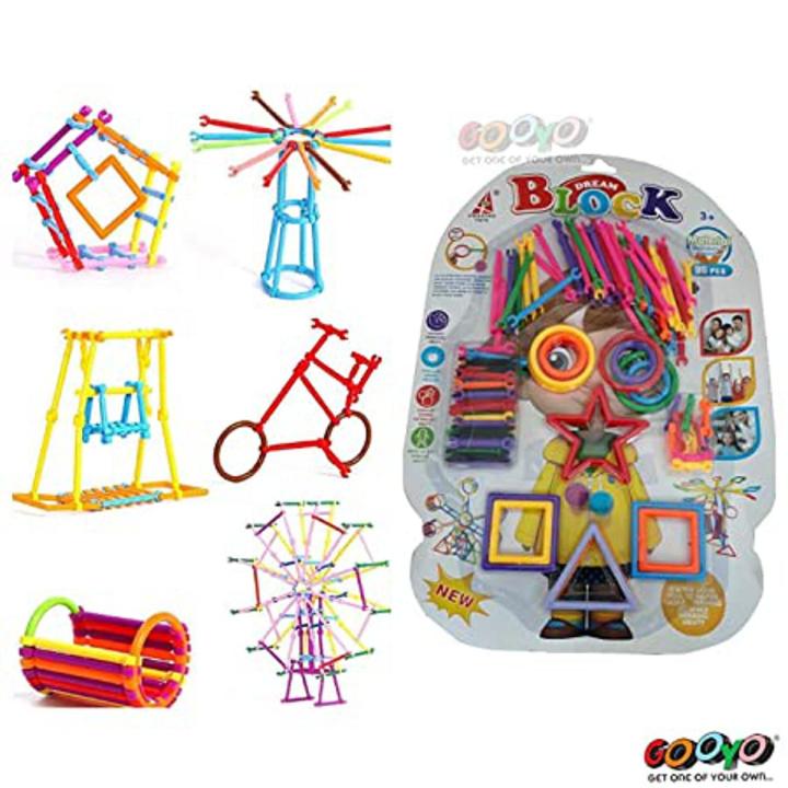Dream Colorful Activity Sticks Building Blocks Toys for Boys Girl Kids Children- 98 pcs
