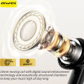 Awei T88 True Wireless Bluetooth Earphone 10mm Moving Coil Super Bass Spatial Sound Effects Earbuds 30 Hours Of Playback Time Ergonomic Design Gaming Headset. 