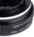 Lens Adapter K&F Concept Minolta AF - Sony E (MAF - NEX). 