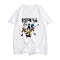 System of A Down Shirts Summer 100% Cotton Tshirt Retro Heavy Mental T-shirt Aesthetic Clothes Creative Design Graphic T Shirt. 