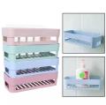Bathroom Shelf Adhesive Rack Wall Storage (No Drilling). 