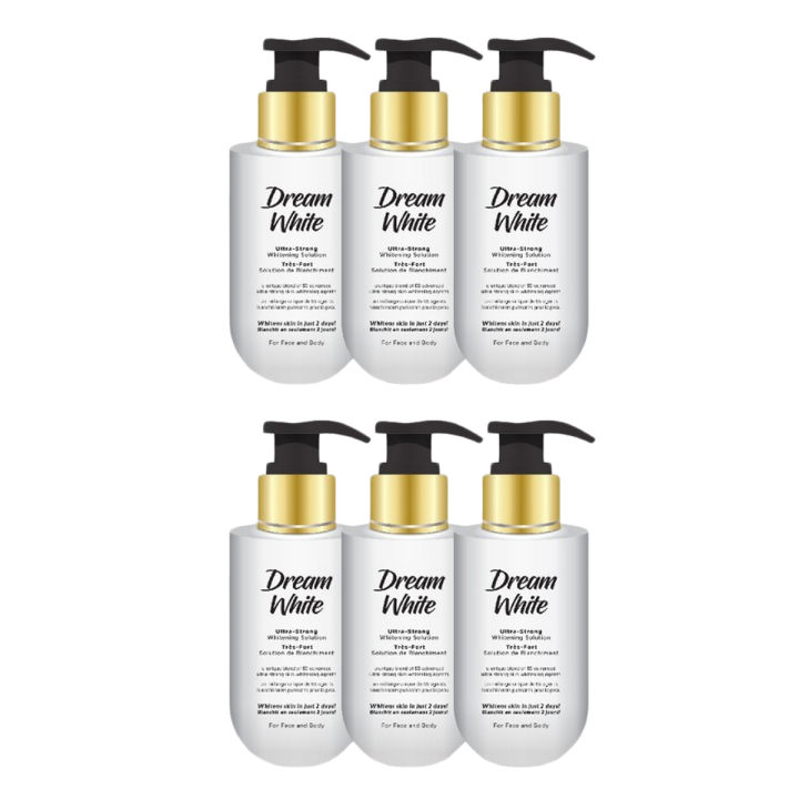 Dream White Ultra-Strong Whitening Solution For Face & Body (Pack Of 6)