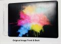 Macbook Pro 15 Inch Case 2019 2018 2017 2016 A1990 A1707, Plastic Hard Shell Case with Screen Protector for Apple Mac Pro 15 Touch Bar (pattern/design like ADs shows, bottom cover without pattern/design. 