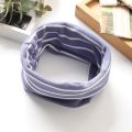 Winter Snood scarf For Children Baby Warm Cotton Double Layer Neck Scarf Stripe Warmer Children's scarf Bebe Neck Scarves. 
