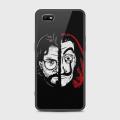 Oppo A1k Cover - SkinLee HQ Infinity Glass Case (Soft) - MONEY HEIST PROFESSOR - SKINLEE-638-1-583-324. 