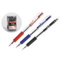 Ballpoint Custom Transparent Ballpoint Pen Plastic Ball-point Pen Red  Blue And Black Colors. 