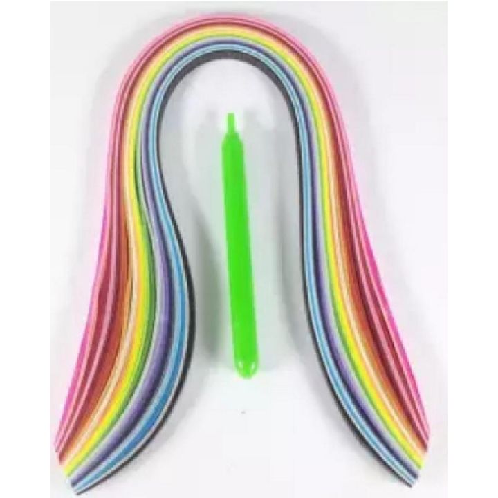 Pack of 2 - Quilling Paper and Tool Craft Kit Quilling Strips, Quilling Tool and Quilling Strips For Art and Craft Students