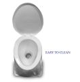 Portable Toilet to Western Convertor | Toilet stool For Elderly Disabled Person | Toilet Commode for patients | Portable Toilet Seat for Adult, Kids and Handicap People (White). 