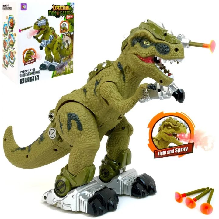 Expedition Dinosaur Shooting And Smoke Spray Toy For Kids Action Toy With Sounds For Kids - GM3360