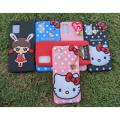 Samsung Galaxy A03s Back Cover Hello kitty Multifunction Folding Bracket Case Soft Silicone Square Phone Cases for Girls. 