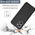 Vivo Y03 4G Back Cover Silicon Flexible Shockproof Anti Scratch Back Cover for vivo Y03 - Black. 