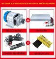 BLDC Brushless Motor 48V 60V 1000W BLDC MID Mounting DC Brushless Gear Motor Permanent Magnet Controller Throttle Set. 