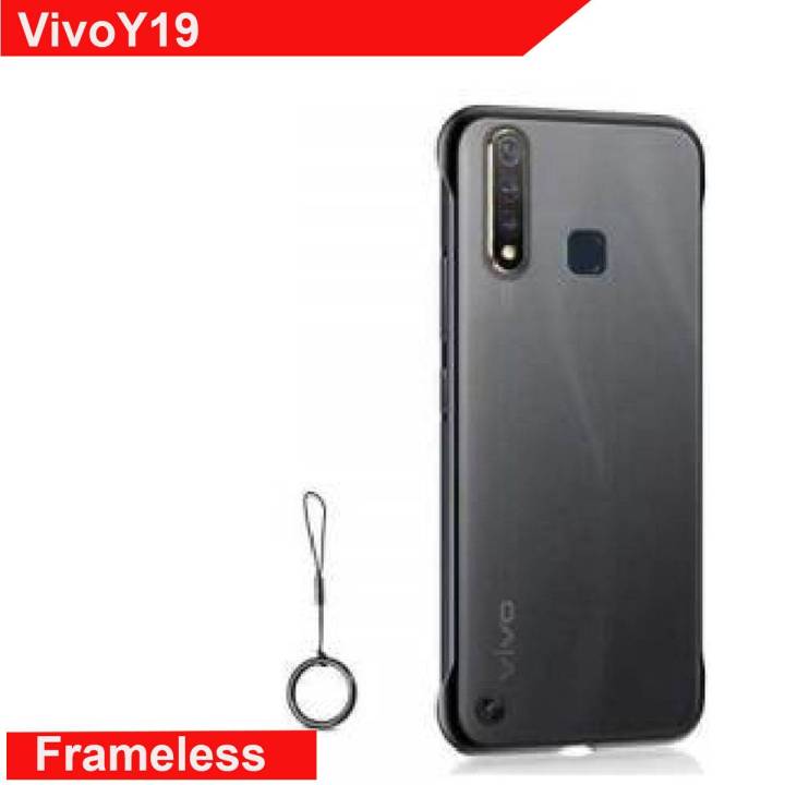 VivoY19 Ultra Slime Frameless Shockproof Matte Case (Ring Not Included)