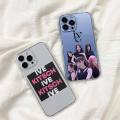 Korea Kpop IVE Phone Case For iPhone 11 12 Mini 13 14 Pro XS Max X 8 7 Plus SE XR Transparent Shell. 