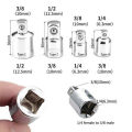 4 Pcs Square Impact Socket Adapters Converter Reducer Sets 1/4 Inch, 3/8 Inch, 1/2 Inch Ratchet Socket Set. 